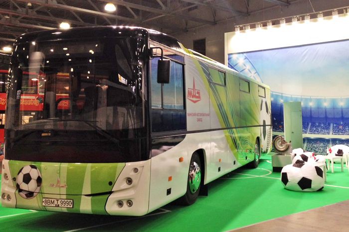 автобус МАЗ на выставке Busworld Russia